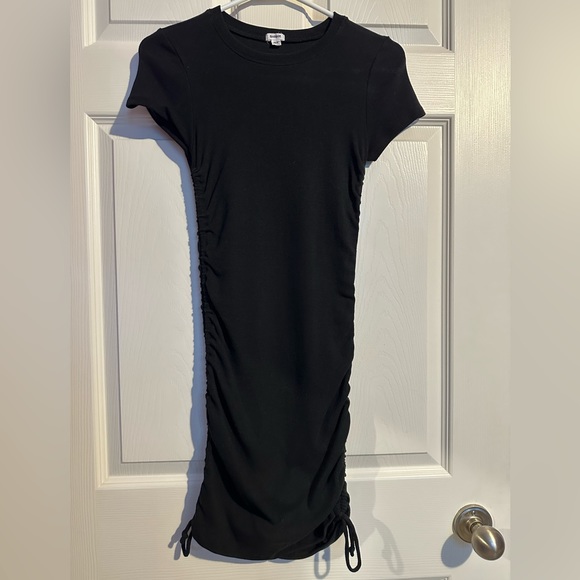 Garage Cinched Ribbed T-Shirt Dress - Picture 2 of 5